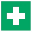 Panneau PVC Locaux de Premiers Secours 200 x 200mm