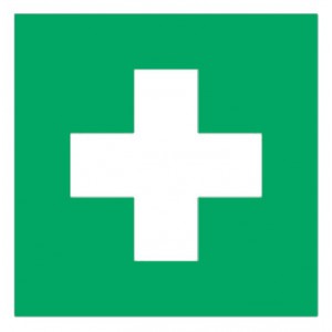 Panneau PVC Locaux de Premiers Secours 200 x 200mm