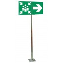 Mat de fixation pour panneau 1.5m platine horizontale