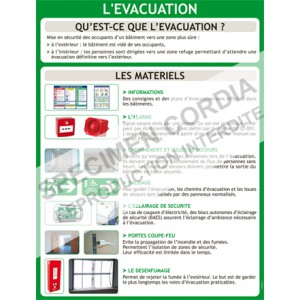 Evacuation : les matériels