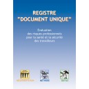 Registre ''document unique "