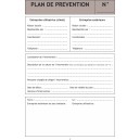 Lot de 20 plans de prévention