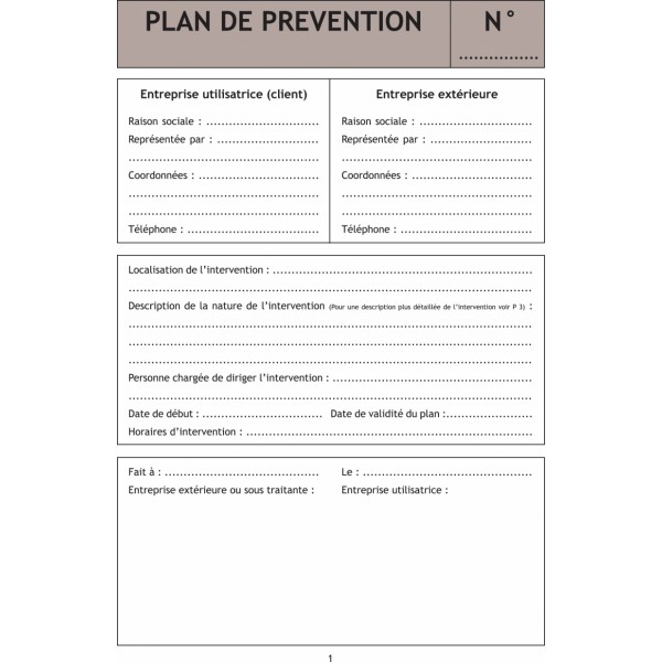 Plan De Pr vention T l charger LIHS Plan De Pr vention T l charger LIHS