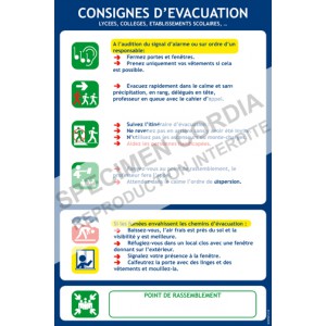 Evacuation collège