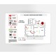 Impression Plan d'Evacuation sur PVC A3 420 x 297mm