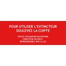 Panneau mural pour coiffe