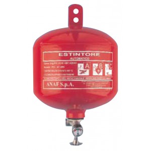 Extincteur automatique pendulaire à poudre ABC 3 Kg Anaf PS3-AT