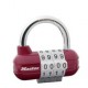 Cadenas Master Lock 1523EURD de couleur rouge