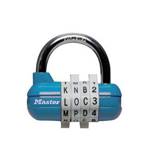 Cadenas Master Lock 1534EURD de couleur bleue