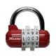 Cadenas Master Lock 1534EURD de couleur rouge