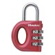 Cadenas Master Lock 633EURD de couleur rouge