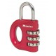 Cadenas Master Lock 633EURT de couleur rouge
