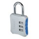 Cadenas Master Lock 652EURD de couleur bleue