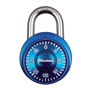 Cadenas Master Lock 1533EURD de couleur bleue