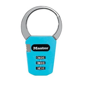 Mousqueton Master Lock 1550EURDCOL de couleur bleue