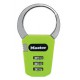 Mousqueton Master Lock 1550EURDCOL de couleur verte