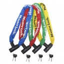 Chaîne Master Lock 8391EURDPRO de couleur bleue, rouge, verte et jaune 