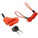 Bloc disque Master Lock 8303EURDPS avec corde de rappel 
