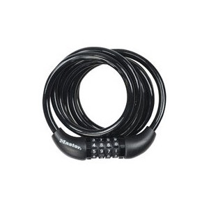 Câble Master Lock 8221EURDPRO de couleur noire
