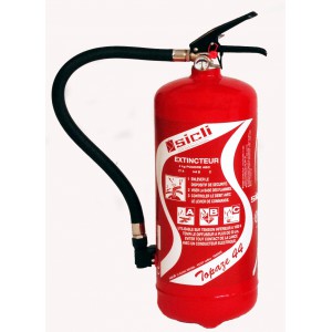 Extincteur à poudre ABC 4 Kg Sicli Topaze 44