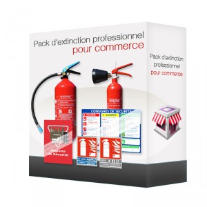 Pack d'extinction professionnel pour commerce