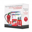 Pack d'extinction professionnel eco pour restaurant et brasserie