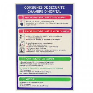 Consigne Chambre hôpital