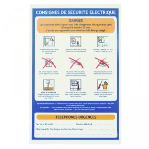 Consigne Sécurité électrique