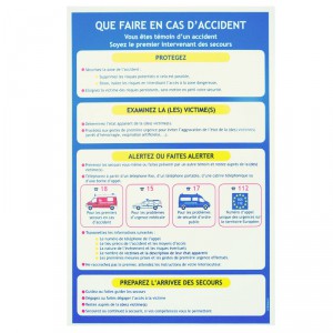 Conduite à tenir en cas d'accident