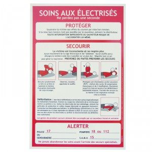 Consigne Soins aux électrisés