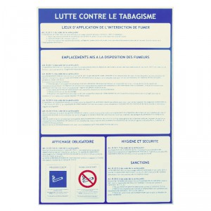 Panneau lutte contre le tabagisme