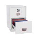 Classeur Fire file excel ignifuge Phoenix FS2242K 2 tiroirs ignifuge 1h30 pour papiers et données numériques avec serrure à clef