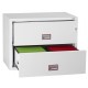 Classeur Fire file excel ignifuge Phoenix World Class FS2412K 2 tiroirs ignifuge 1 heure papiers et donnés numériques, étanche a