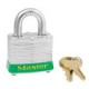 Cadenas de consignation Master Lock 3 de couleur verte