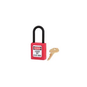 Cadenas de consignation Master Lock 406MK de couleur rouge