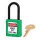 Cadenas de consignation Master Lock 406MK de couleur verte