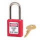 Cadenas de consignation Master Lock 410 de couleur rouge