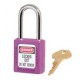 Cadenas de consignation Master Lock 410 de couleur violette