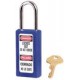 Cadenas de consignation Master Lock 411 de couleur bleue