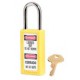 Cadenas de consignation Master Lock 411 de couleur jaune