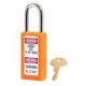 Cadenas de consignation Master Lock 411 de couleur orange
