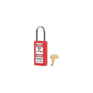 Cadenas de consignation Master Lock 411 de couleur rouge