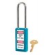 Cadenas de consignation Master Lock 411LT de couleur bleue claire