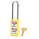 Cadenas de consignation Master Lock 411LT de couleur bleue jaune