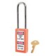 Cadenas de consignation Master Lock 411LT de couleur orange