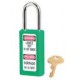 Cadenas de consignation Master Lock 411 de couleur verte