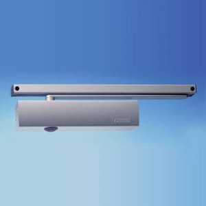 Ferme-porte avec rail de guidage Geze portes étroites