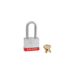 Cadenas de consignation Master Lock 3LFRED de couleur rouge