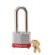 Cadenas de consignation Master Lock 3LHRED en acier laminé