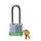 Cadenas de consignation Master Lock 3LHGRN en acier laminé